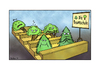 Cartoon: die Baumschule... (small) by martinchen tagged schule,baum,baumschule