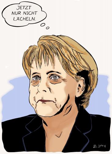 Cartoon: Die Angela (medium) by Penguin_guy tagged baehr,thomas,laecheln,lachen,cdu,bundeskanzlerin,bundestagswahl,merkel,angela,angela merkel,bundestagswahl,bundeskanzlerin,cdu,lachen,lächeln,kanzlerin,wahlen,wahl,portrait,verdrossenheit,angela,merkel