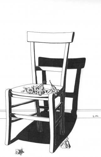 Cartoon: Flower Arrangement (medium) by Penguin_guy tagged baehr,thomas,stuhl,chair,gumby,deepy,arrangement,flower