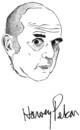 Cartoon: Harvey Pekar R.I.P. (small) by Penguin_guy tagged harvey,pekar,portrait,american,splendor,thomas,baehr,cleveland,comics,robert,crumb