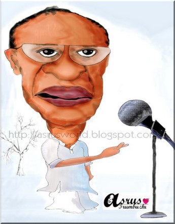 Cartoon: Dr.sukumar azhikode (medium) by asrus tagged culture