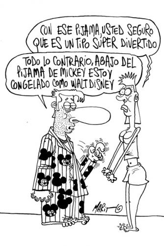 Cartoon: CONGELADO PARA EL AMOR (medium) by Mario Almaraz tagged amantes