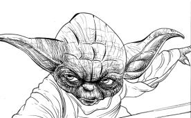 Cartoon: OTRO YODA (medium) by Mario Almaraz tagged yoda,peleando