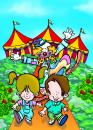 Cartoon: CIRCO (small) by Mario Almaraz tagged chicos,payaso