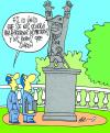 Cartoon: CUIDAR LOS MONUMENTOS (small) by Mario Almaraz tagged dos,personas,ante,un,monumento