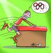 Cartoon: Dolor Olimpico (small) by Mario Almaraz tagged atleta