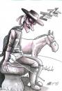 Cartoon: MARCANDO LA Z DE DORMIR (small) by Mario Almaraz tagged zorro,durmiendo,