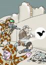 Cartoon: NI SIQUIERA ESA PAZ (small) by Mario Almaraz tagged marines,en,irak
