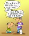 Cartoon: VIOLENCIA EN EL FUTBOL (small) by Mario Almaraz tagged accidentado