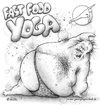 Cartoon: Fast Food Yoga (small) by Jäckel tagged fast,food,yoga,tanga,sport,mollig,molke,schlank,bewegung,dehnung,dickdarm