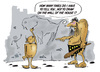 Cartoon: Neanderthals (small) by paraistvan tagged cave drawing neanderthal kid home