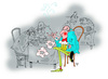 Cartoon: Smoking is healty (small) by paraistvan tagged smoking,health,drink,restaurant