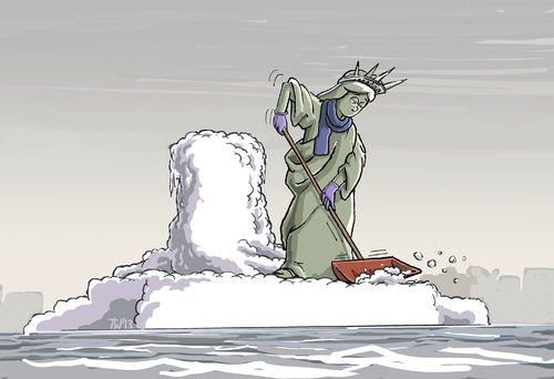 Cartoon: Nemo (medium) by Tobias Wieland tagged new,wetter,tiefdruckgebiet,schnee,winter,sturm,blizzard,usa,nemo,york,freiheitsstatue,statue,of,liberty,amerika,vereinigte,staaten,nemo,usa,blizzard,sturm,winter,schnee,tiefdruckgebiet,wetter,new,york,freiheitsstatue,statue,of,liberty,amerika,vereinigte,staaten