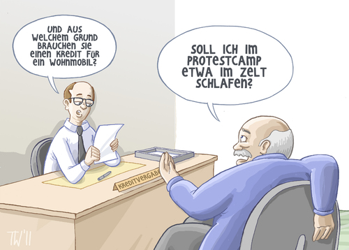 Cartoon: Wallstreet in Deutschland (medium) by Tobias Wieland tagged wutbürger,ezb,iwf,besetzung,besetzen,demonstration,widerstand,finanzkrise,euro,banken,banker,krise,protestbewegung,protest,wallstreet,street,wall,wall street,wallstreet,spekulation,bankenrettung,steuern,protestbewegung,krise,banker,banken,wall,street