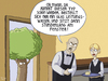 Cartoon: Nervige Stammgäste (small) by Tobias Wieland tagged baum,cafe,tree,gast,stammgast,guest,bedienung,waitress,bar,kneipe