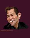 Cartoon: jim-carrey (small) by mahmoud alhasi tagged by mahmoud alhasi