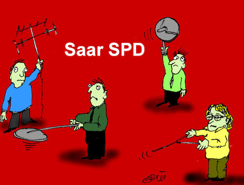 Cartoon: Die Suche (medium) by Marbez tagged suche,schulz,effekt,spd