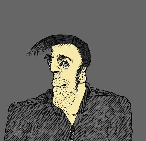 Cartoon: Elvis lebt! (medium) by Marbez tagged elvis,wiederkehr,lebt