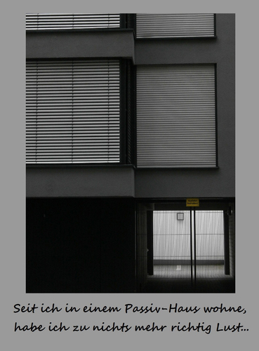 Cartoon: Passiv Haus (medium) by Marbez tagged haus,passiv,ansteckungsgefahr