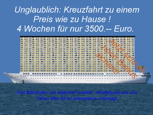 Cartoon: Super Kreuzfahrt 2016 (medium) by Marbez tagged kreuzfahrt,urlaub,2016,unschlagbarer,preis