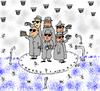 Cartoon: 360 Grad Blick Gegenspionage (small) by Marbez tagged gegenspionage,360,grad,blick