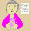 Cartoon: Berufswunsch Politikerin (small) by Marbez tagged beruf,politik,gestik