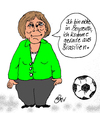 Cartoon: Brasilien statt Bayreuth (small) by Marbez tagged fussball,musik,bayreuth,brasilien