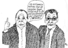 Cartoon: Geissler und Jauch (small) by Marbez tagged talk,laber,gerede