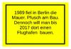 Cartoon: Pfusch am Bau (small) by Marbez tagged pfusch,bau,mauer