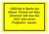 Cartoon: Pfusch am Bau (small) by Marbez tagged pfusch,bau,mauer