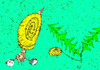 Cartoon: Schnecke mit Löwenzahn (small) by Marbez tagged schnecke,löwenzahn