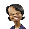 Cartoon: Condi (small) by Dom Richards tagged condoleeza,rice,american,us