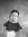 Cartoon: Kim jong 3... 2... un... (small) by Dom Richards tagged kim,jong,un,north,korea,caricature,cartoon,dictator