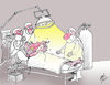Cartoon: On the operating room (small) by kamil yavuz tagged patients,doctors,ill,operating,room