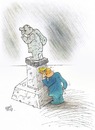 Cartoon: Overview of sculpture... (small) by kamil yavuz tagged see,sculpture