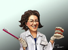 Cartoon: Buket Kucukece (small) by semra akbulut tagged semra,akbulut,sem