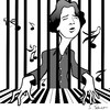 Cartoon: Fazil Say (small) by semra akbulut tagged fazil,say,semra,akbulut