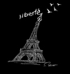 Cartoon: liberte (small) by semra akbulut tagged liberte,özgürlük,teror,semra,akbulut,france