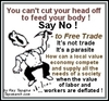 Cartoon: Headless Free Trade (small) by ray-tapajna tagged free,trade,parasite,oxymoron,paradox,local,value,added,economies,cultural,death,nafta,gatt,wto,cafta,globalization,false,money,on,economics,enterprise,system,ransacked