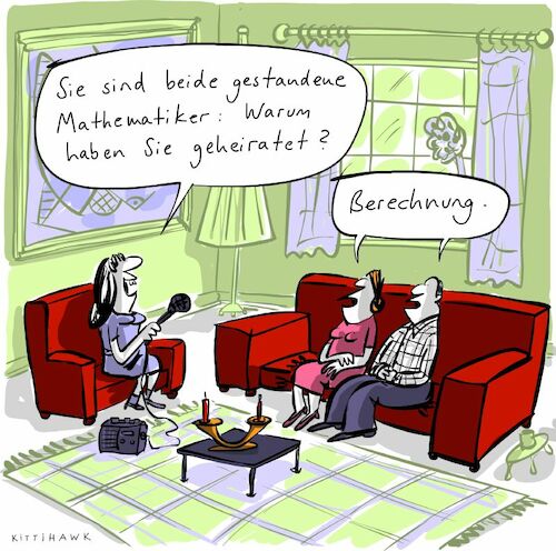 Cartoon: Berechnung (medium) by Vanessa Oxygen tagged math2022