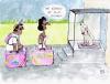 Cartoon: Urlaubsrückkehr (small) by Flo tagged tier,hund,urlaub,