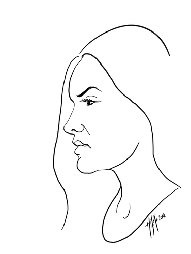 Cartoon: Saadet Demir Yalcin (medium) by Hilmi Simsek tagged saadet,demir,yalcin,caricature