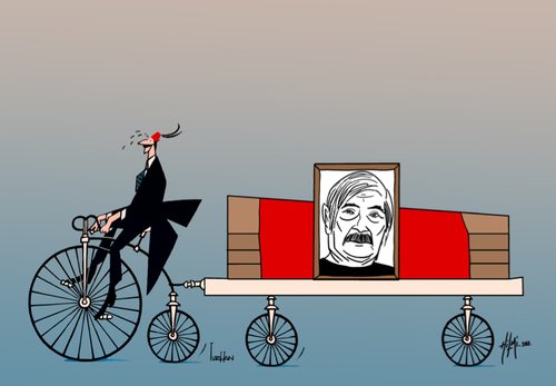 Cartoon: Turhan Selcuk - Abdulcambaz (medium) by Hilmi Simsek tagged turhan,selcuk,abdulcambaz