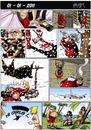 Cartoon: 01-01-2011 Sainth Nicholas (small) by Hilmi Simsek tagged 01,january,2011,sainth,nicholas,deer,holiday,hilmi,simsek,comic,book,cartoon