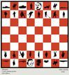 Cartoon: chess (small) by Hilmi Simsek tagged chess satranc bush adolf