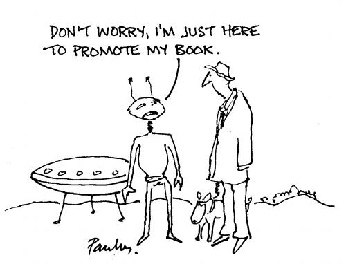 Cartoon: Alien (medium) by Paulus tagged alien,space,books