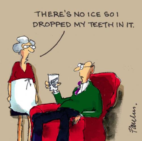 Cartoon: No Ice (medium) by Paulus tagged drink,marriage