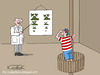 Cartoon: Eye test (small) by Jura Karikatura tagged pirate,doctor,eye,oculist