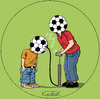 Cartoon: father and son (small) by Jura Karikatura tagged football,fußball