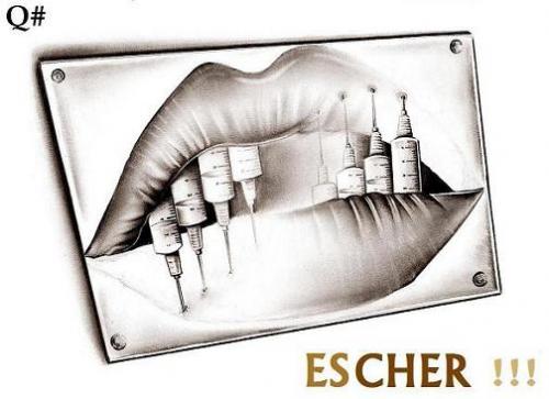 Cartoon: ESCHER (medium) by QUIM tagged quimericas